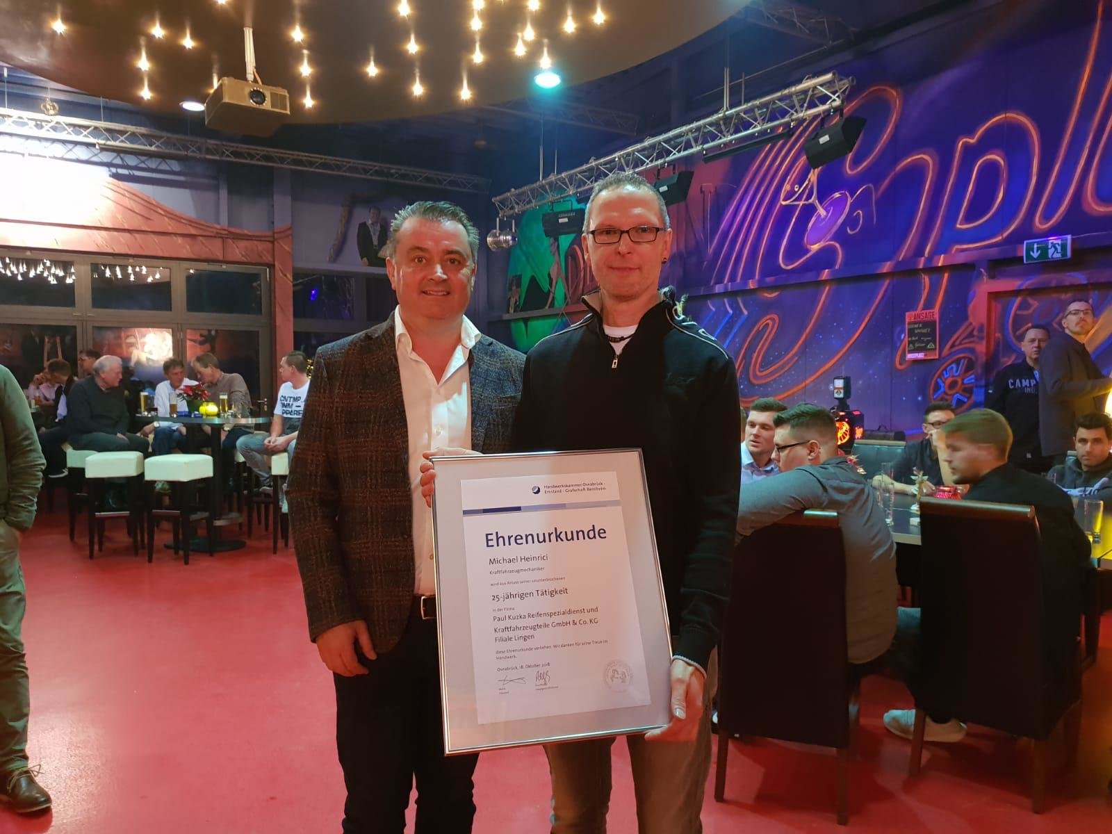 Jubil&auml;um 25 Jahre Michael Heinrici